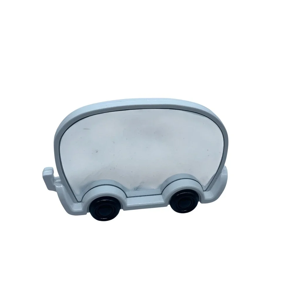 Fisher Price Replacement Activity City Gym Teal White Camper Trailer Mirror Toy